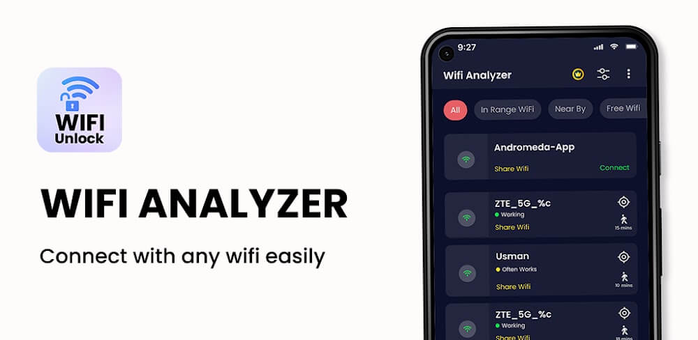 WIFI Analyzer: WIFI Passwords v3.9.1 MOD APK (Premium Unlocked)