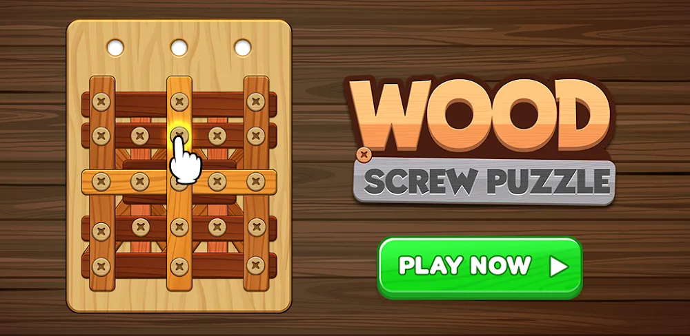 Wood Screw Puzzle v5.0.0 MOD APK (Menu, Unlimited Money, Tickets, No ADS)