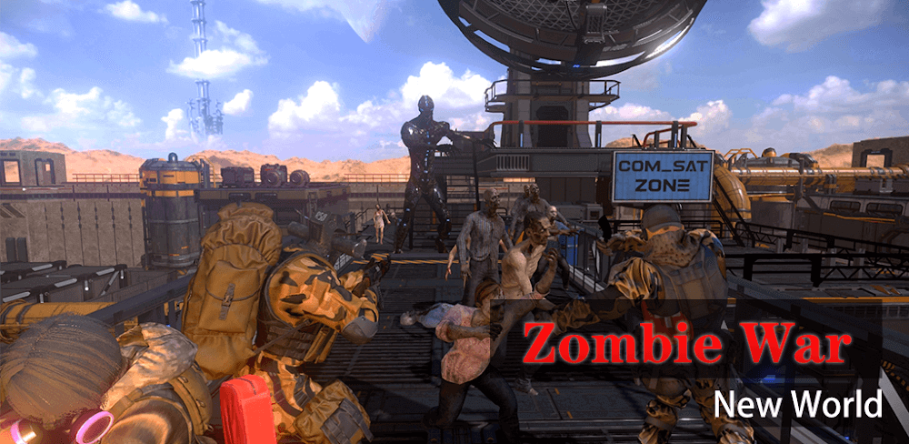 Zombie War: New World MOD APK v1.126.1 (God Mod, One Hit, MoveSpeed)