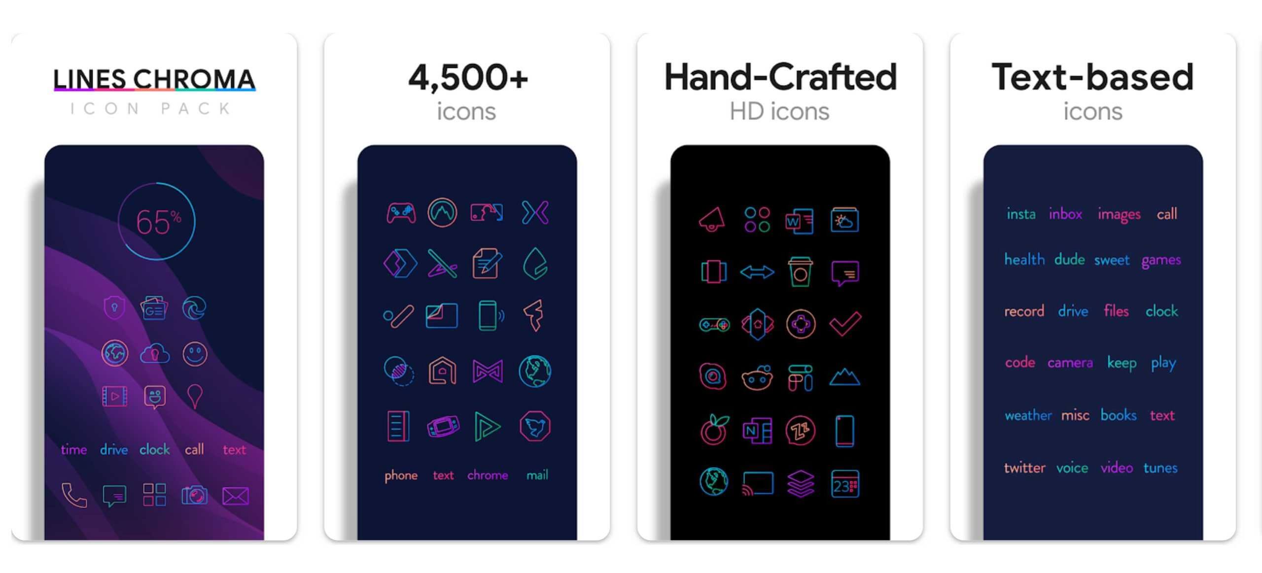 Lines Chroma – Icon Pack v3.6.7 APK (Full Version)