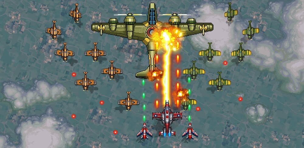 1945 Air Force v15.20 MOD APK (Unlimited Money, VIP, Menu)