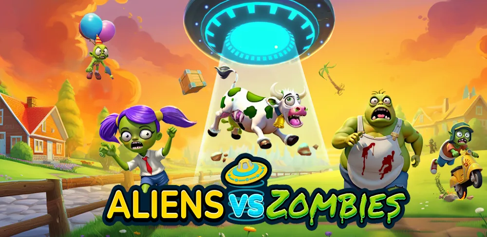 Aliens vs Zombies: Invasion v2601.05.810 MOD APK (Menu, Upgrade Free, High Reward)