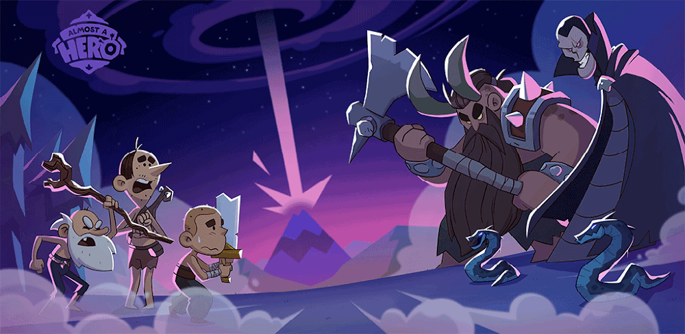 Almost a Hero v5.8.7 MOD APK (One Hit, God Mode, Money)