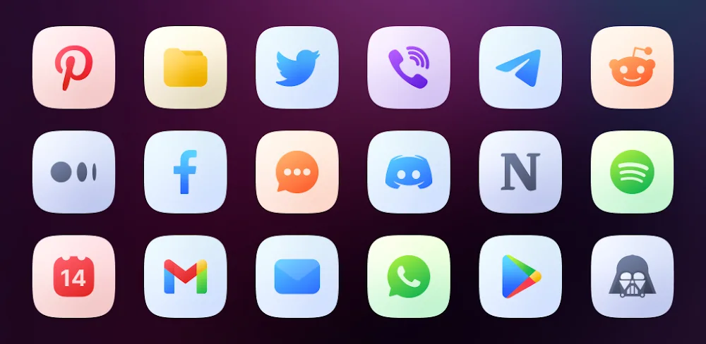 Ares Light: Pastel Icon Pack v2.1.2 APK (Full Version)