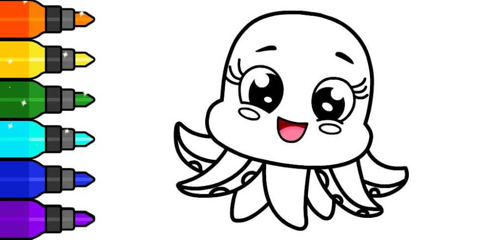 Baby Coloring Games for Kids v1.2.8.10 MOD APK (Premium Unlocked)