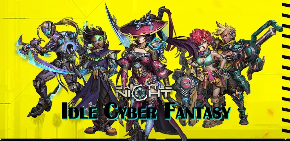 Battle Night: Cyberpunk RPG v1.9.8 MOD APK (Menu, Game Speed)