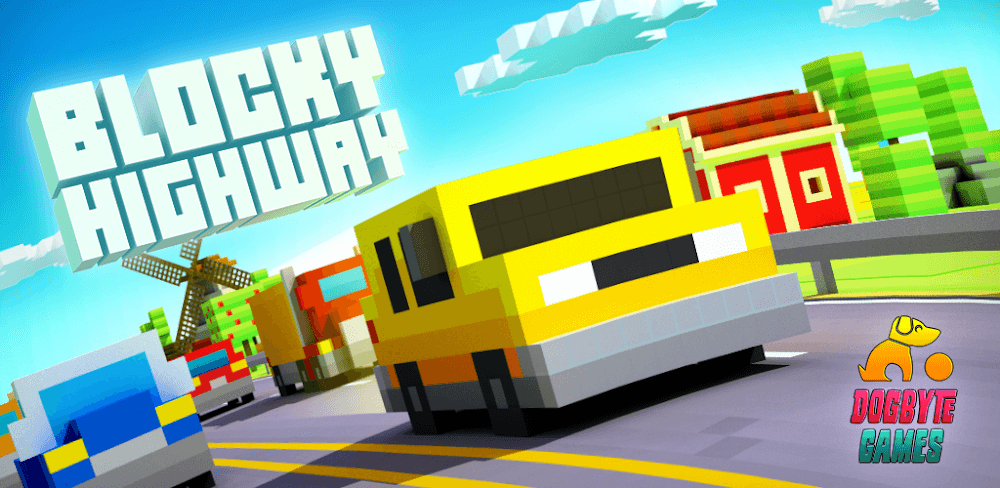 Blocky Highway MOD APK v1.2.7 (Unlimited Money)