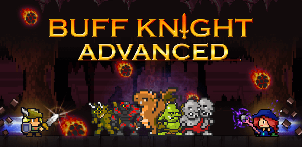 Buff Knight Advanced MOD APK v1.2.3 (Unlimited Gems, Keys, Mana)