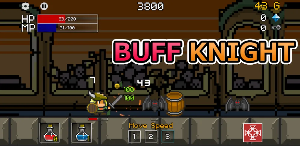 Buff Knight v1.104 MOD APK (Menu, Money, Speed)