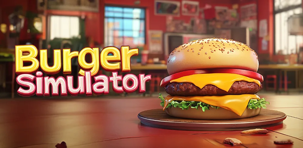 Burger Simulator! v20.3.0 MOD APK (Menu, Unlimited Money, Energy, ADs Removed)