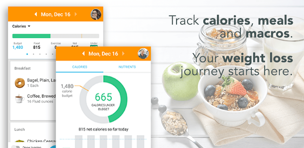 Calorie Counter by Lose It! v17.6.706 MOD APK (Subscribed Unlocked)