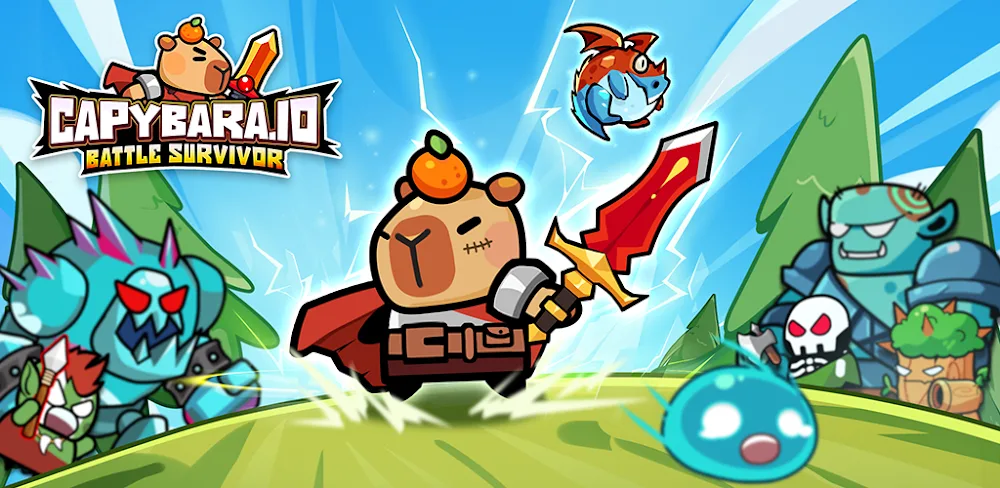 Capybara.io: Battle Survivor v1.0.53.04.01 MOD APK (Menu, God Mode, Currency)
