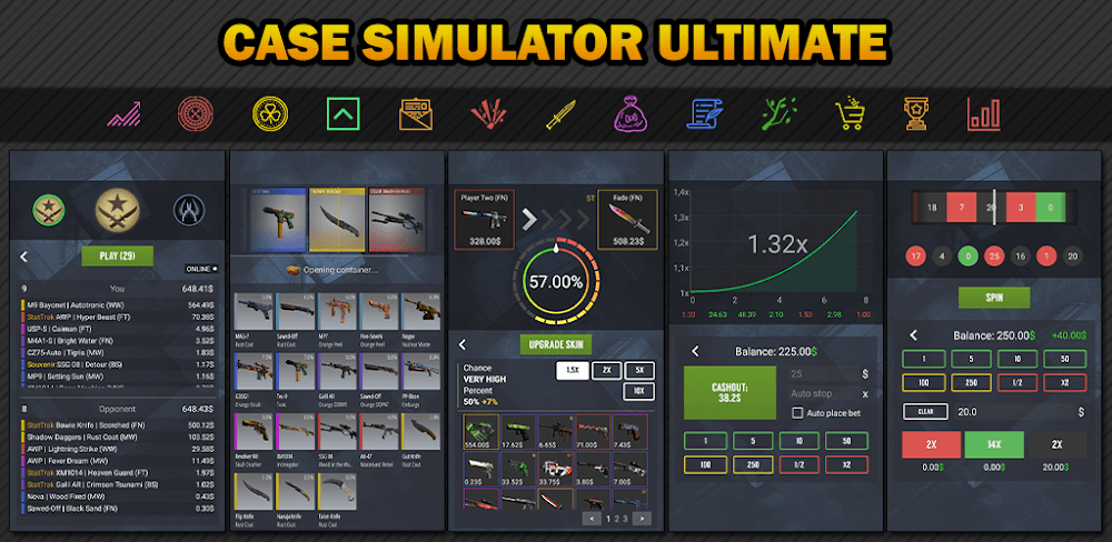 Case Simulator Ultimate MOD APK v12.0 (Free Unlock Case)