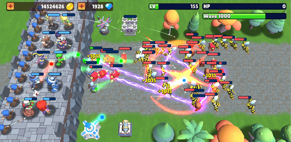 Castle Rivals v1.3.7 MOD APK (Unlimited Diamonds, Crystals, Level Up Heroes Give Golds)