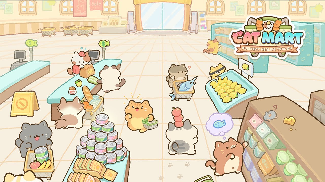 Cat Mart : Purrfect Tycoon v1.2.25 MOD APK (Free Purchase)