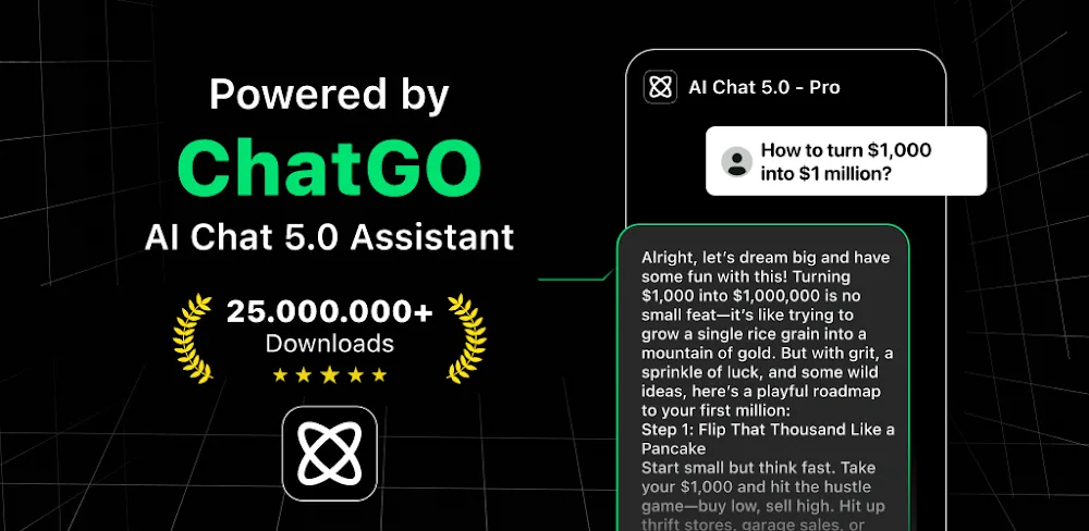 ChatGO – AI Chatbot Assistant v6.1.0.8 MOD APK (Premium Unlocked)