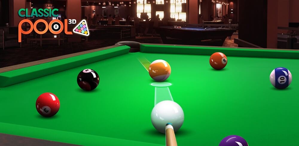 Classic Pool 3D: 8 Ball v1.2.7 MOD APK (Unlock All Cues)