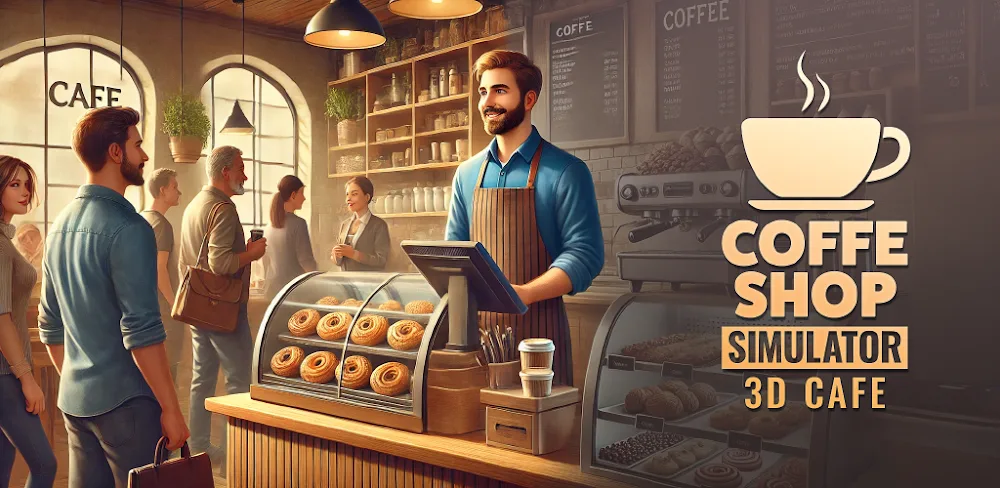 Coffee Shop Simulator 3D Cafe v0.33 MOD APK (Unlimited Money, Energy)