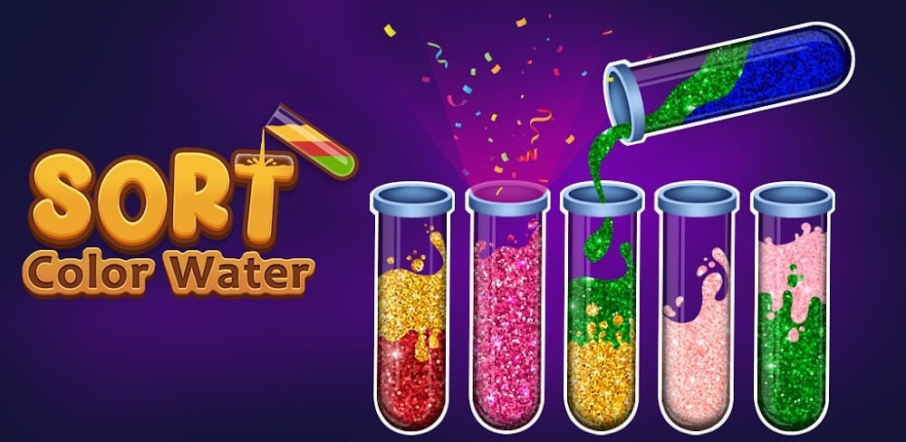 Color Water Sort Woody Puzzle v2.1.1 MOD APK (Unlimited Powerup)