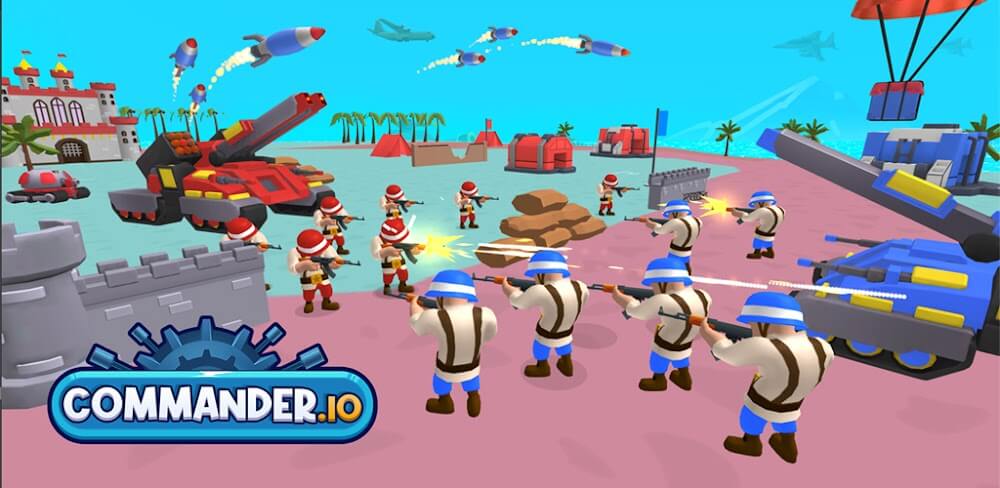 Commander.io MOD APK v2.0.7 (Unlimited Coins, Free Skins)