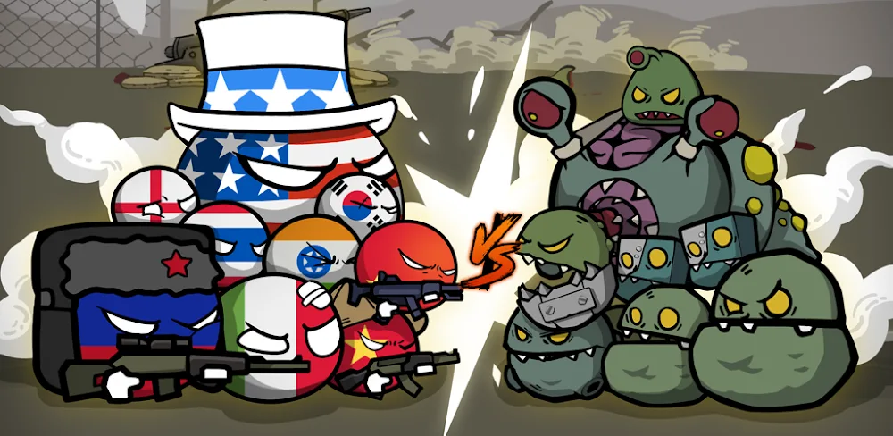 Countryballs – Zombie Attack v0.7.7 MOD APK (Unlimited Diamonds)