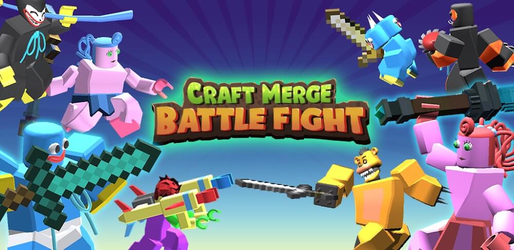 Craft Merge Battle Fight v1.4 MOD APK (One Hit, God Mode)