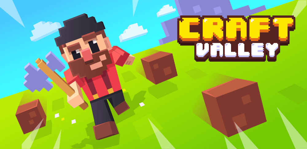 Craft Valley v1.3.15 MOD APK (Fast Mining, Dumb Enemy)
