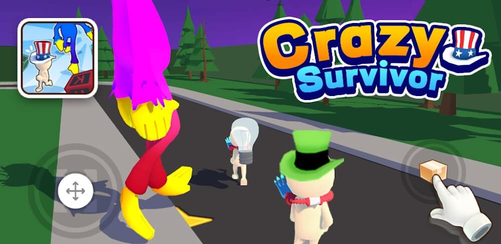 Crazy Survivor v1.0.6 MOD APK (Free Rewards)