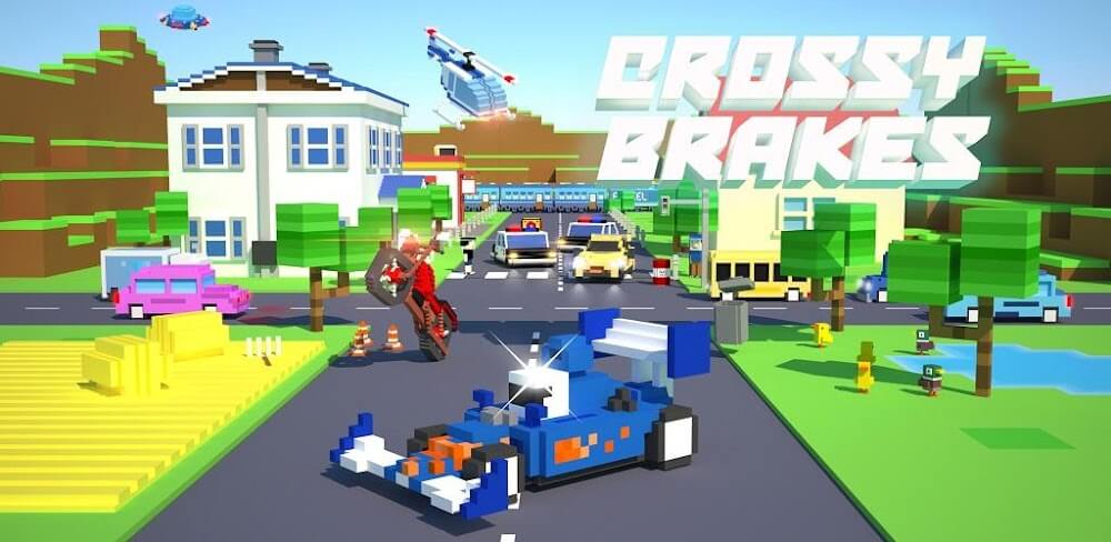 Crossy Brakes: Blocky Road Fun v1.0.7 MOD APK (Unlimited Money)