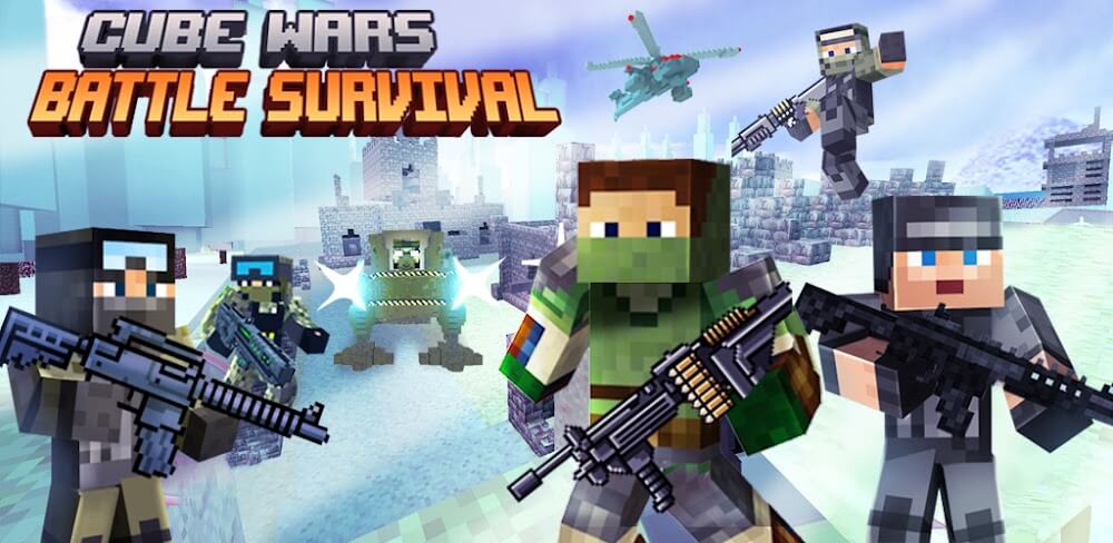 Cube Wars Battle Survival v1.87 MOD APK (God Mode)