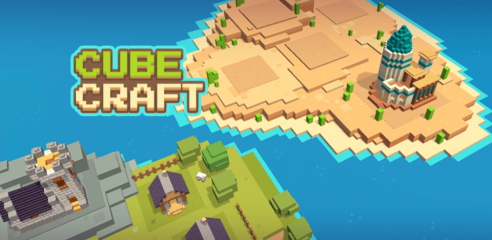 CubeCraft v1.17.13 MOD APK (Unlimited Tickets, Gems, Premium Unlocked)