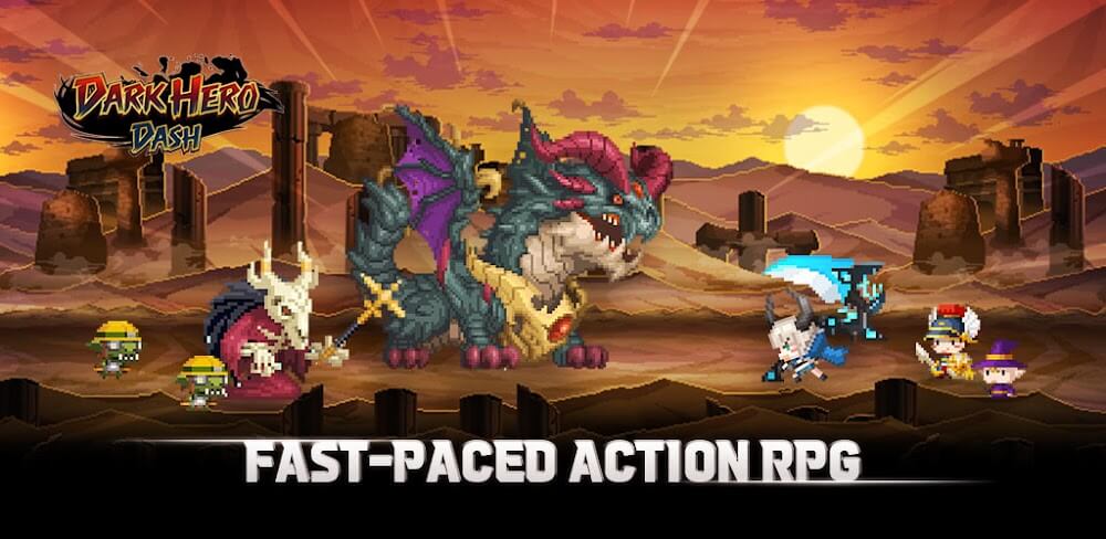 Dark Hero Dash v1.1.0.37 MOD APK (Damage, God Mode, Attack/Move Speed)