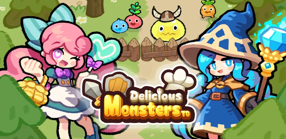 Delicious Monsters: TD Tycoon v1.03.135 MOD APK (Menu, Damage, Exp Multiplier)