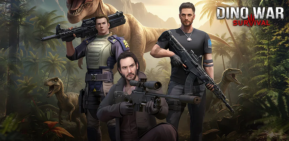 Dino War: Survival v1.3.8.84 MOD APK (Game Speed)