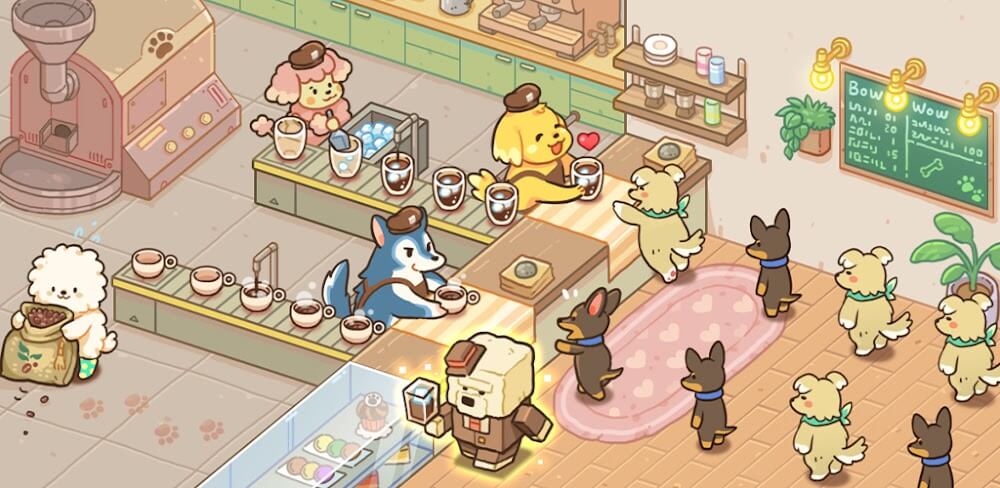 Dog Cafe Tycoon v1.0.30 MOD APK (Unlimited Gems, Vip Enabled)