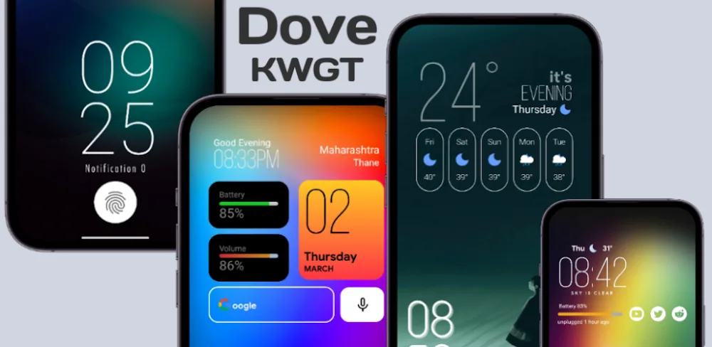 Dove KWGT v1.1.3 APK (Full Version)