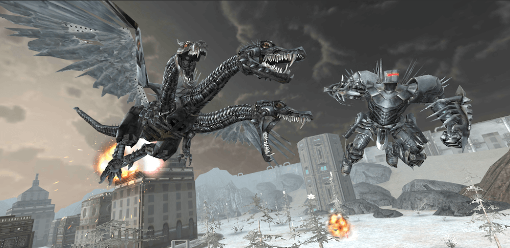 Dragon Robot 2 v2.5.5 MOD APK (God Mode, Money, Weapon)