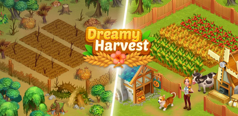 Dreamy Harvest: Farm Island v1.1.3 MOD APK (Menu, Free Rewards, Speed)