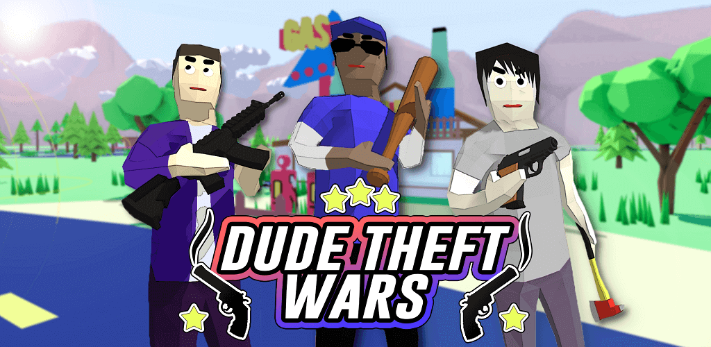 Dude Theft Wars v0.9.0.9f6 MOD APK (Unlimited Money, Ammo, God Mode)