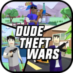 Dude Theft Wars v0.9.0.9f6 MOD APK (Unlimited Money, Ammo, God Mode)