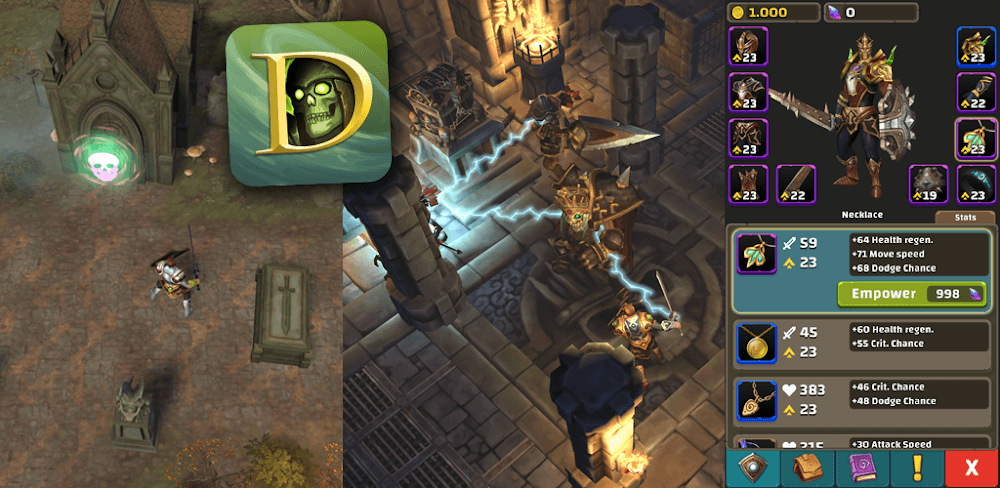 Dungeon Valley MOD APK v1.15.193 (EXP Mul, God Mode)