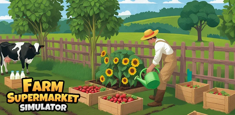 Farm Supermarket Simulator v56 MOD APK (Menu, Free Shopping, No-ADS)