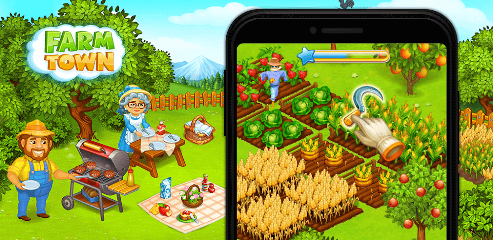 Farm Town v4.75 MOD APK (Unlimited Money, Gems)