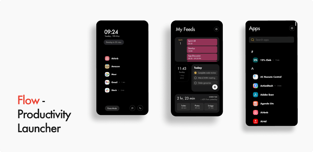 Flow Minimalist Launcher v30 MOD APK (Premium Unlocked)