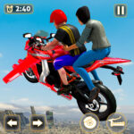 Flying Motorbike Taxi Driving v1.1.5 MOD APK (Free Shopping)