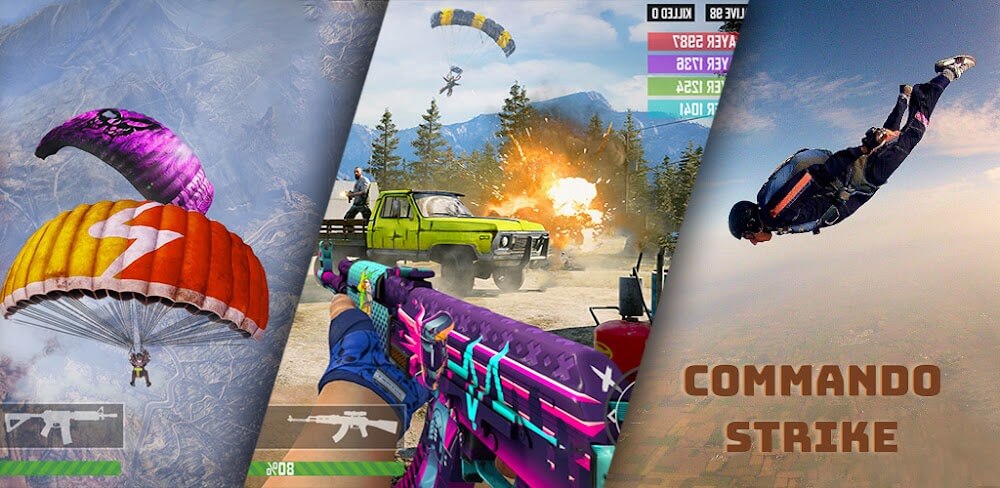 Commando Games v3.10.1 MOD APK (God Mode, Dumb Enemy)