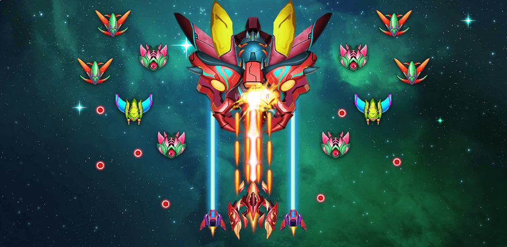 Galaxy Invaders: Alien Shooting v2.9.48 MOD APK (Unlimited Money, Cards)