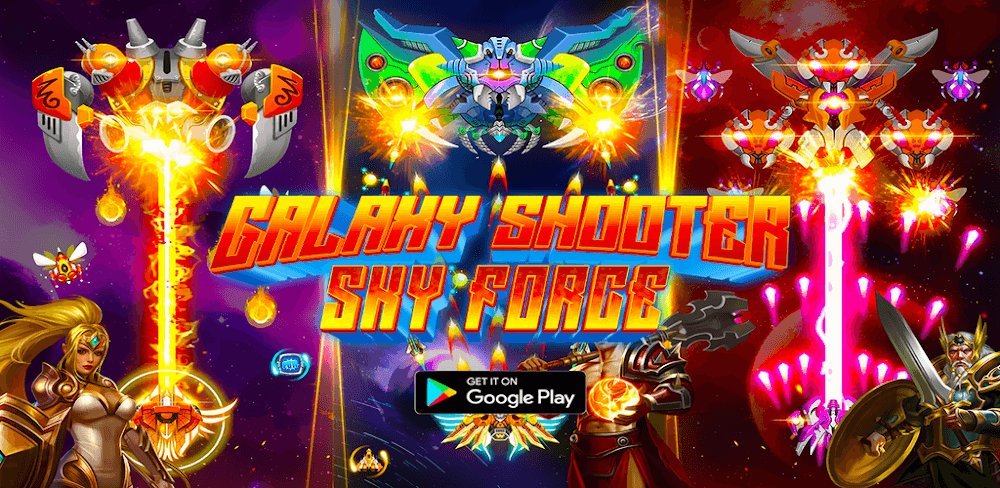 Galaxy Shooter Sky Force v120.20231026 MOD APK (Unlimited Diamond)