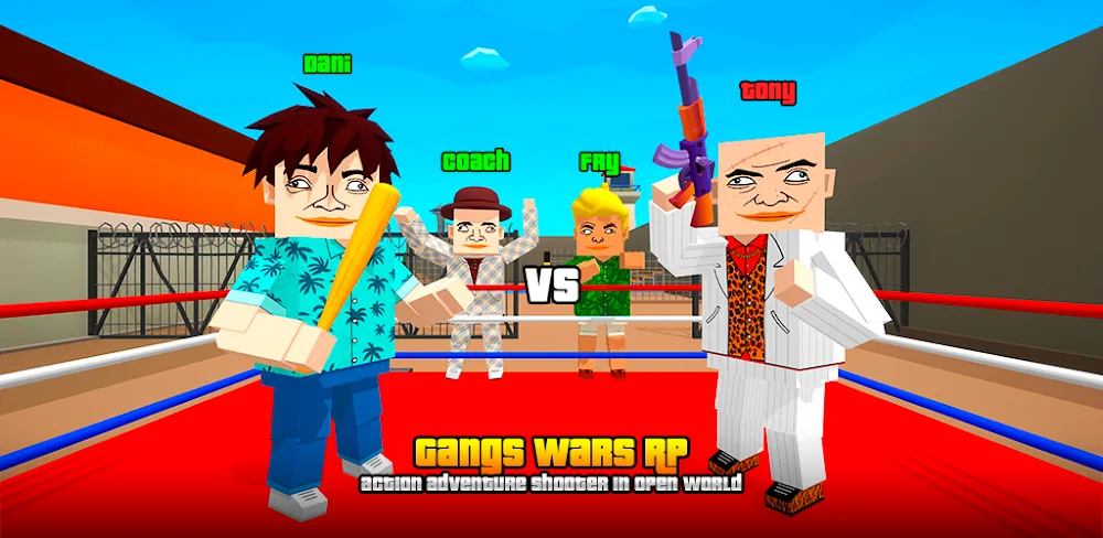 Gangs Wars: Pixel Shooter RP v0.25.62 MOD APK (Unlimited Moneys, God Mod, ADS Removed)