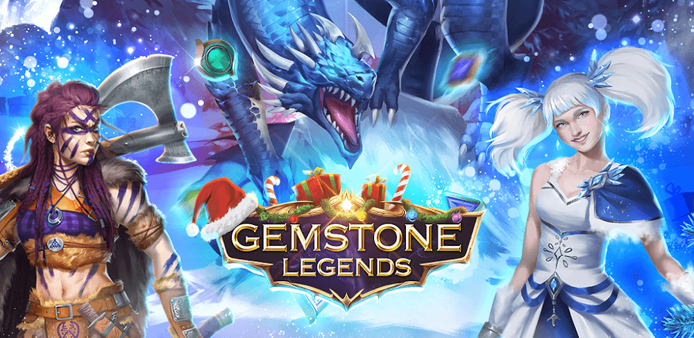Gemstone Legends v0.54.863 MOD APK (Damage Hight/Heros, Less/Enemies)